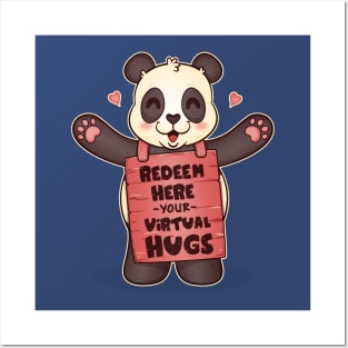 REDEEM HERE YOUR VIRTUAL HUGS Posters and Art